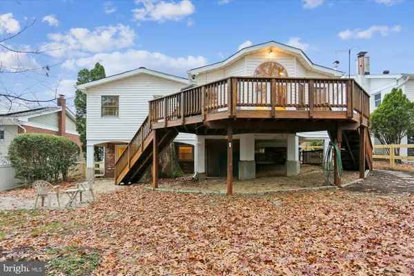 a view of a house with a balcony