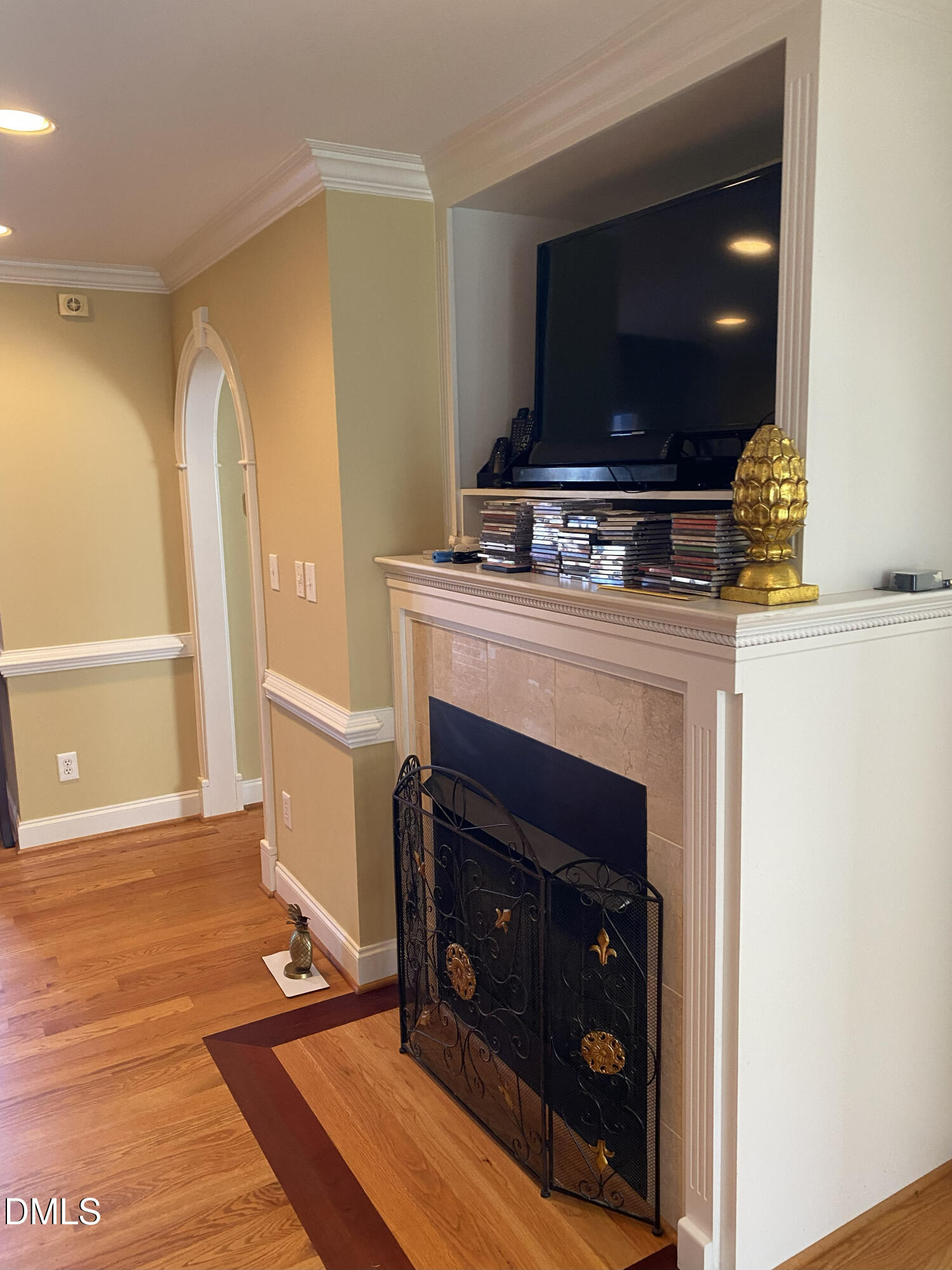 590 Hobson Road Dunn, NC 28334 - Photo 56 of 62 a living room with furniture and a fireplace
