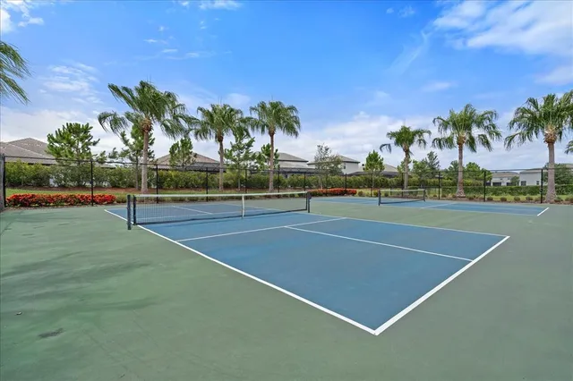 a view of a tennis court
