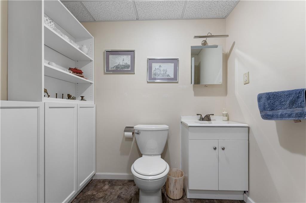 2008 Arbor Ridge Court Cheswick, PA 15024 - Photo 20 of 26 The lower level features a powder room built in cabinets.