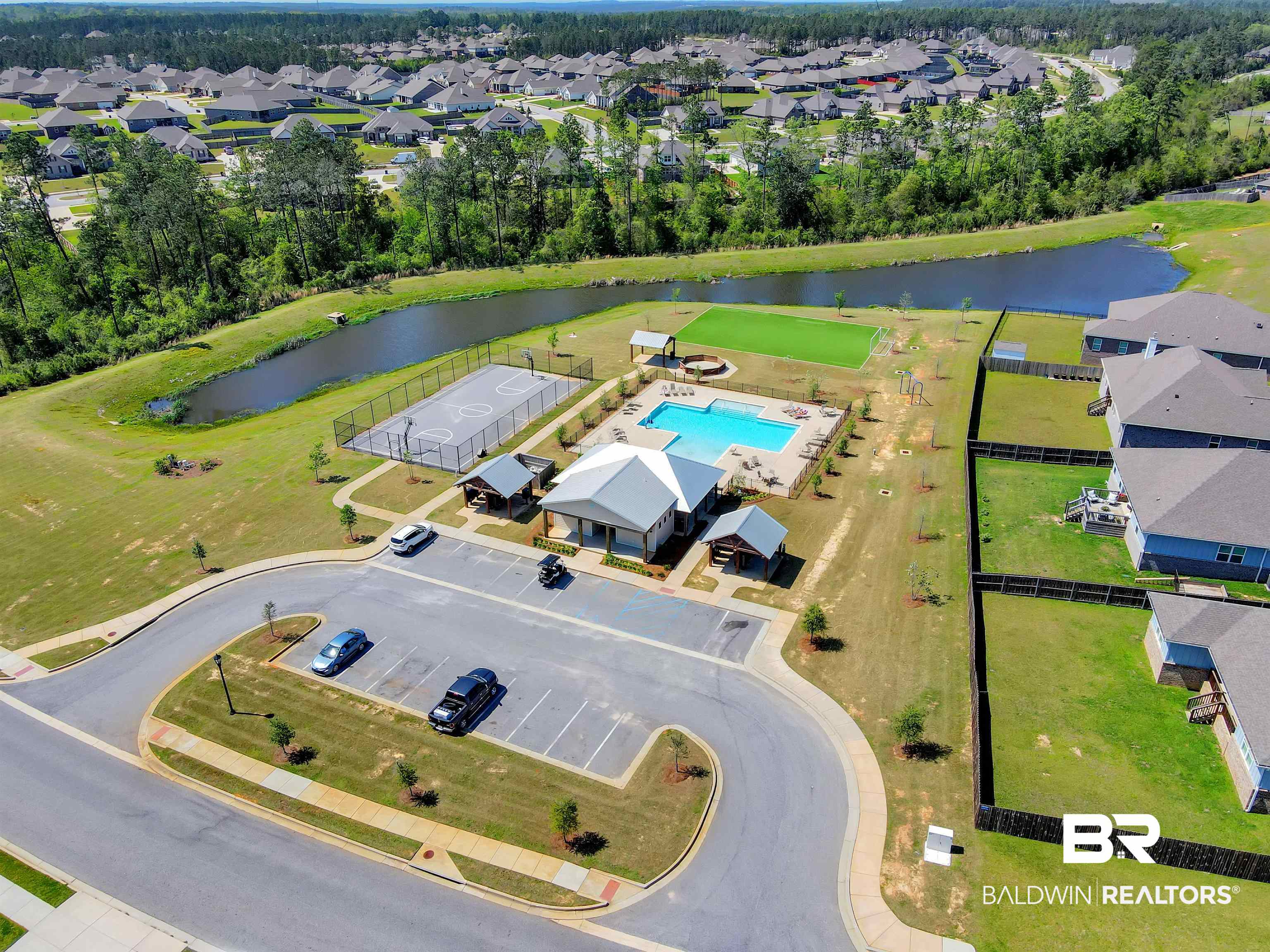 31671 Memphis Loop Daphne, AL 36527 - Photo 50 of 51 Birds eye view of property with a residential view and a water view