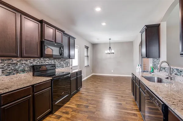 a backyard of a house