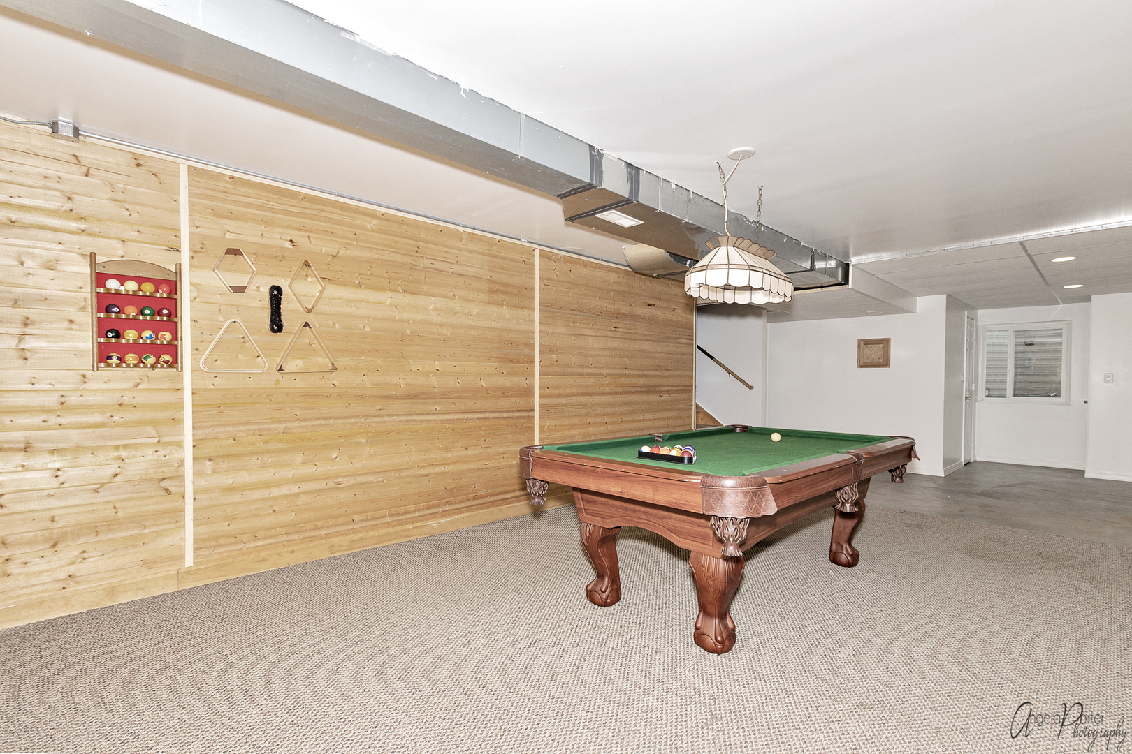 4801 Stillwater Road Wonder Lake, IL 60097 - Photo 30 of 36 a room with pool table and windows