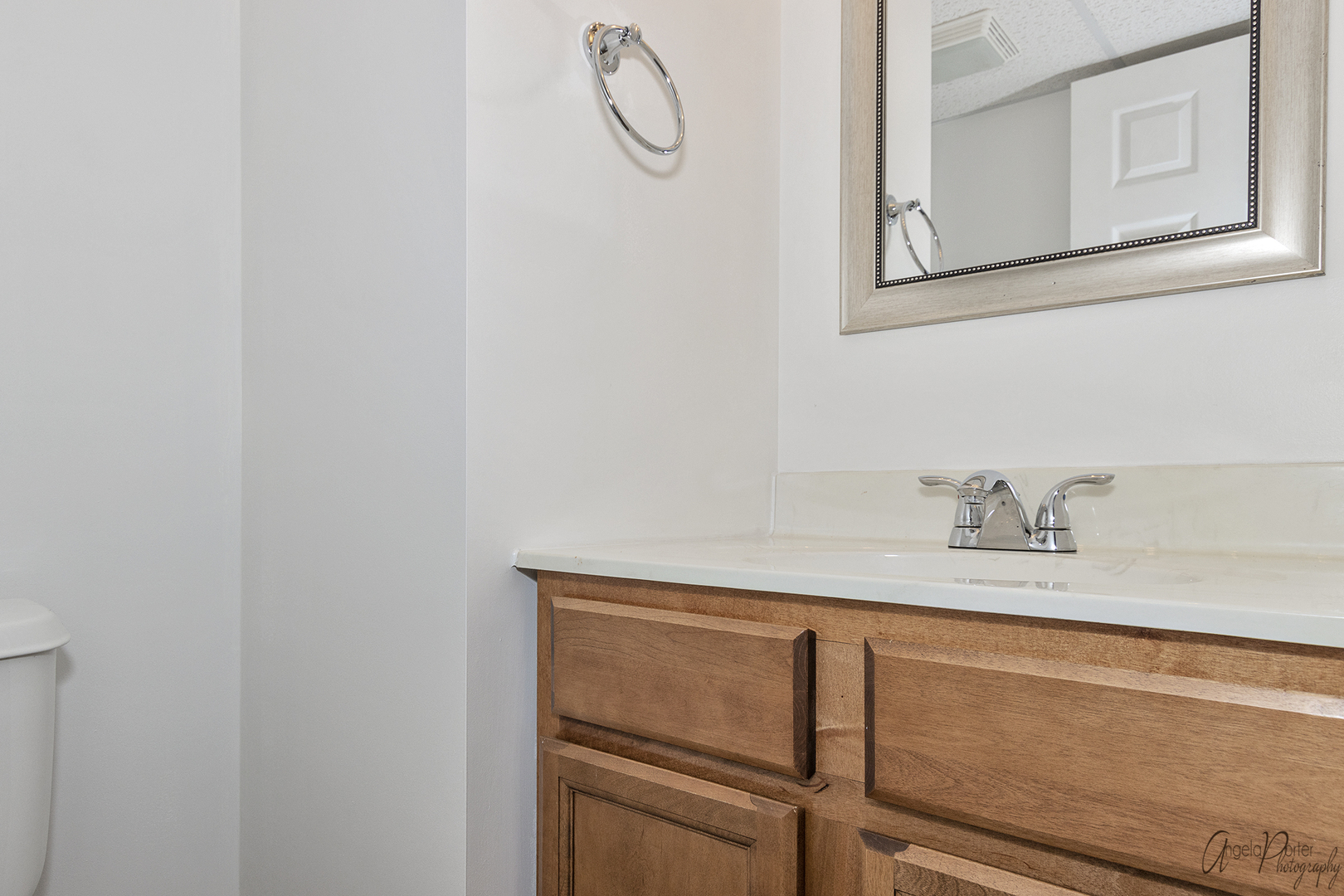 4801 Stillwater Road Wonder Lake, IL 60097 - Photo 32 of 36 a bathroom with a sink and cabinets