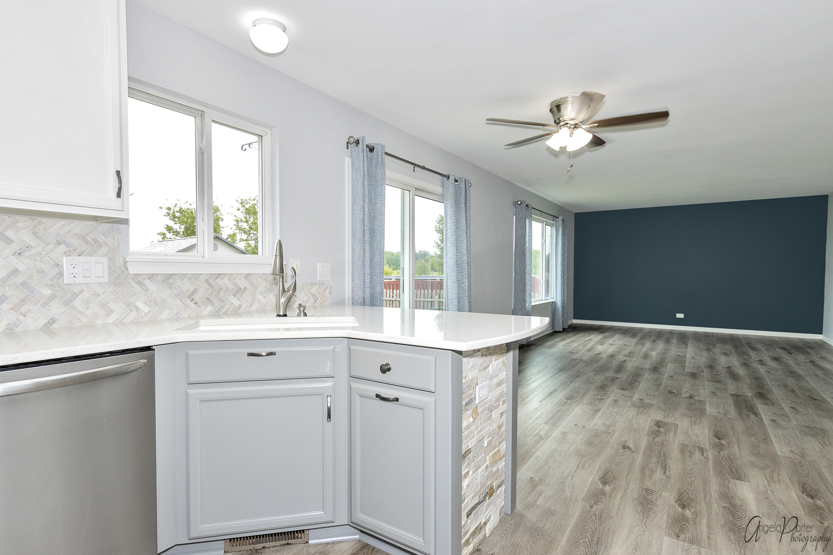 4801 Stillwater Road Wonder Lake, IL 60097 - Photo 8 of 36 a view of a kitchen with sink and window