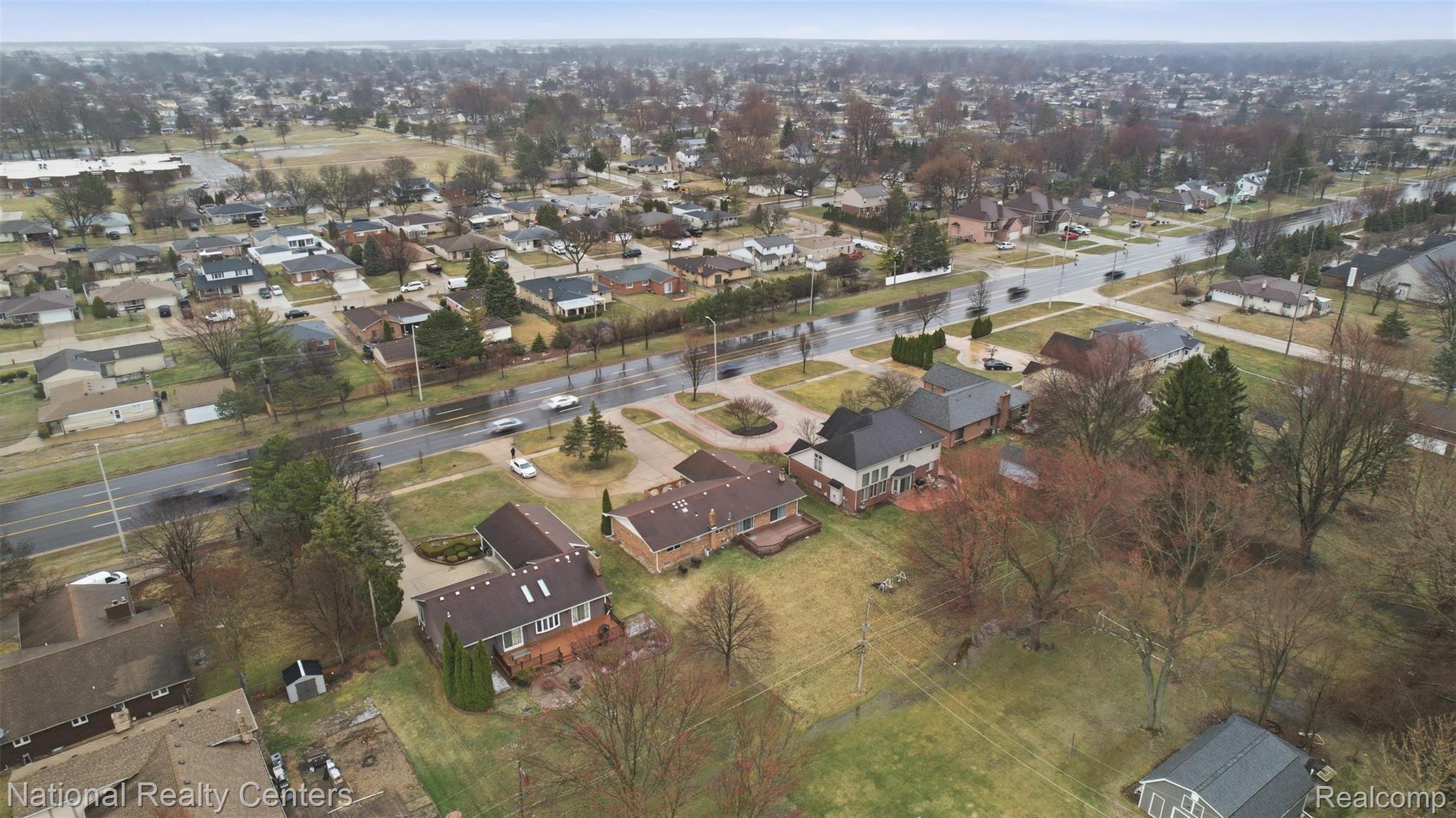 37625 Ryan Road Sterling Heights, MI 48310 - Photo 30 of 30 Aerial view of property and surrounding area with nearby suburban area