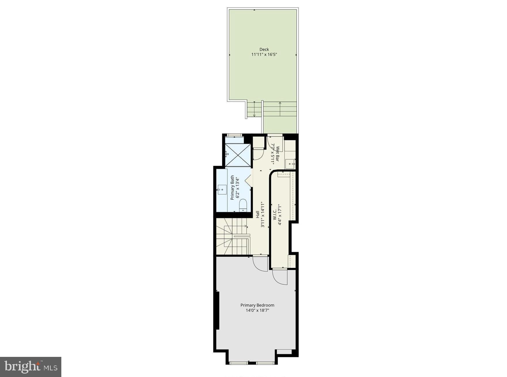 407 Warren Avenue Baltimore, MD 21230 - Photo 52 of 85 Top floor layout