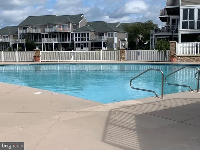 an outdoor view with swimming pool