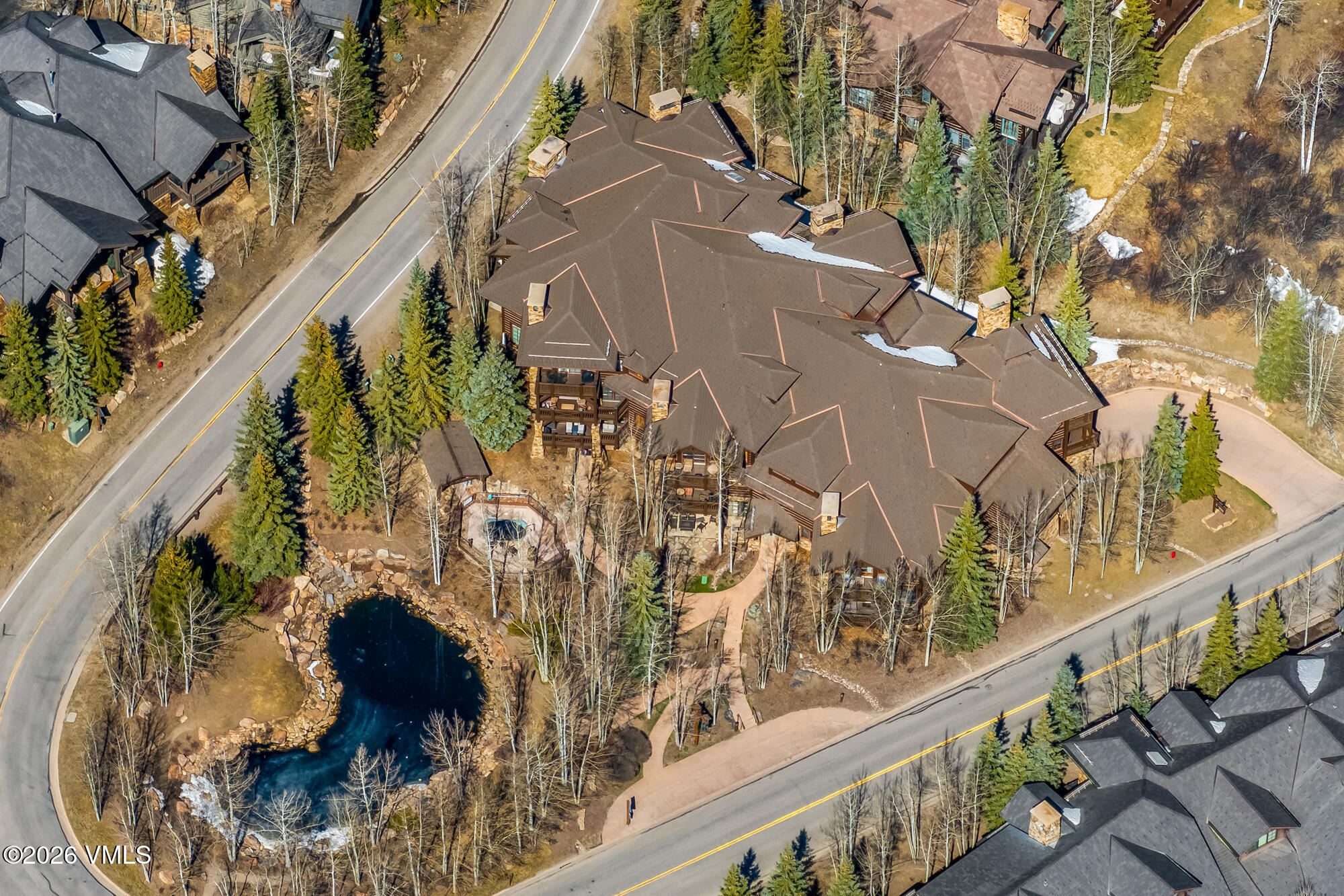 1087 Bachelor Ridge Road, Unit 205 Avon, CO 81620 - Photo 44 of 46 a view of a fountain in the balcony