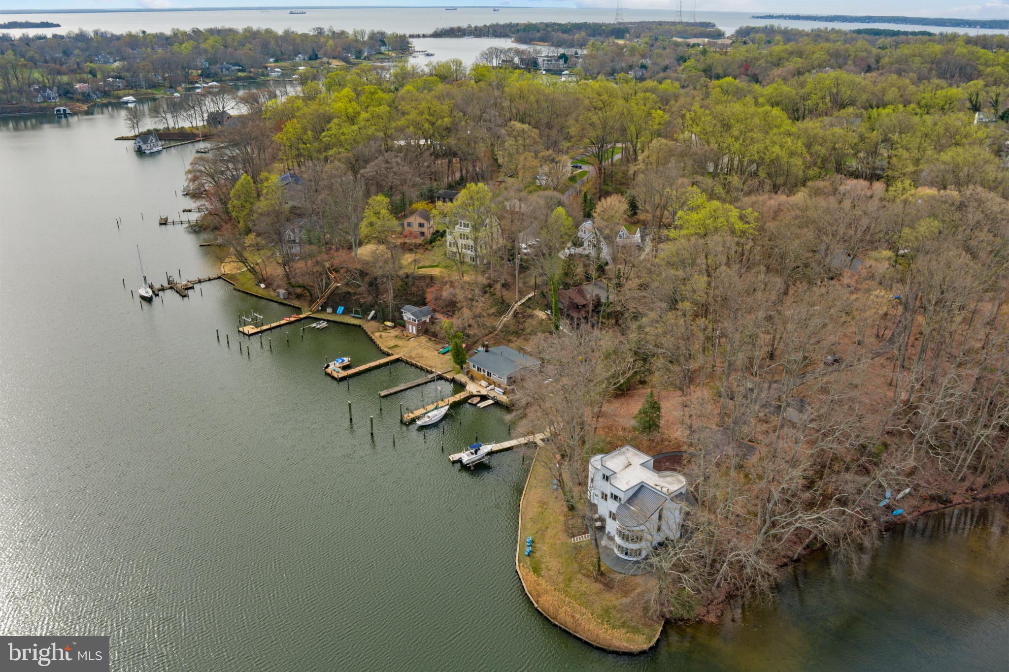 378 Forest Beach Road Annapolis, MD 21409 - Photo 3 of 42 an ocean view of a house with a lake view