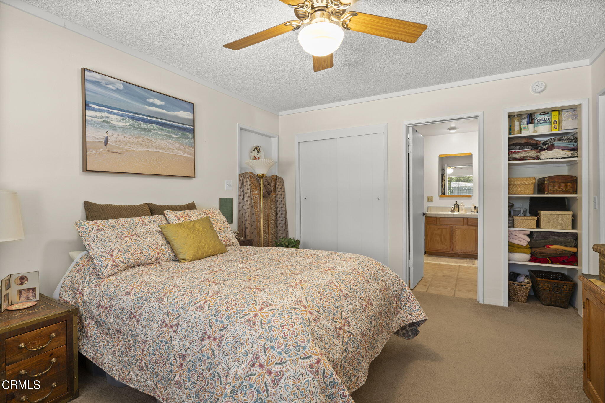 320 Cruzero Street Ojai, CA 93023 - Photo 40 of 48 a bedroom with a bed and a view of bedroom