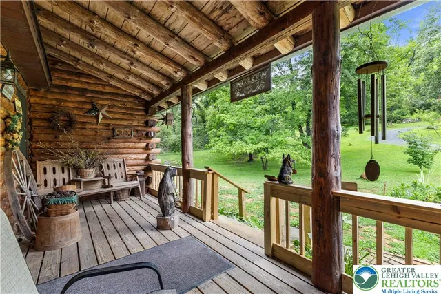 a view of balcony with furniture