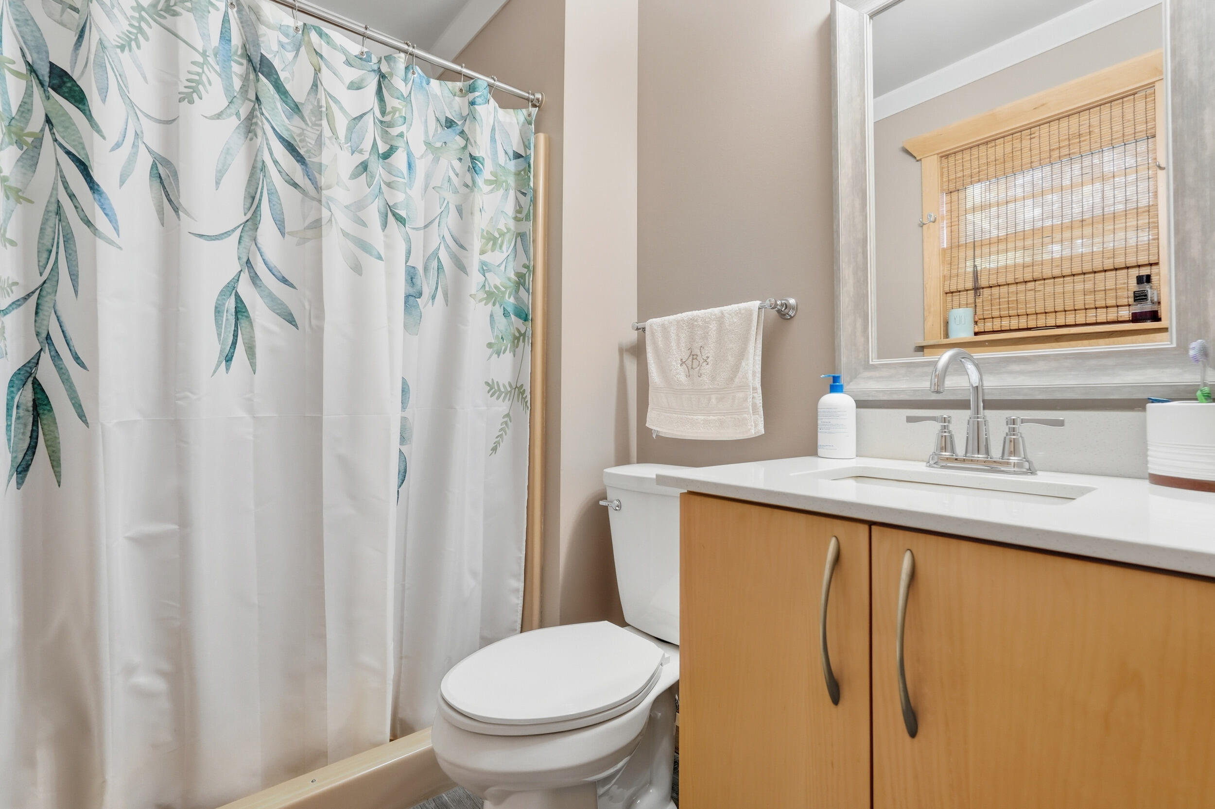2325 Drop Anchor Drive Crown Point, IN 46307 - Photo 6 of 28 a bathroom with a granite countertop sink toilet and a mirror