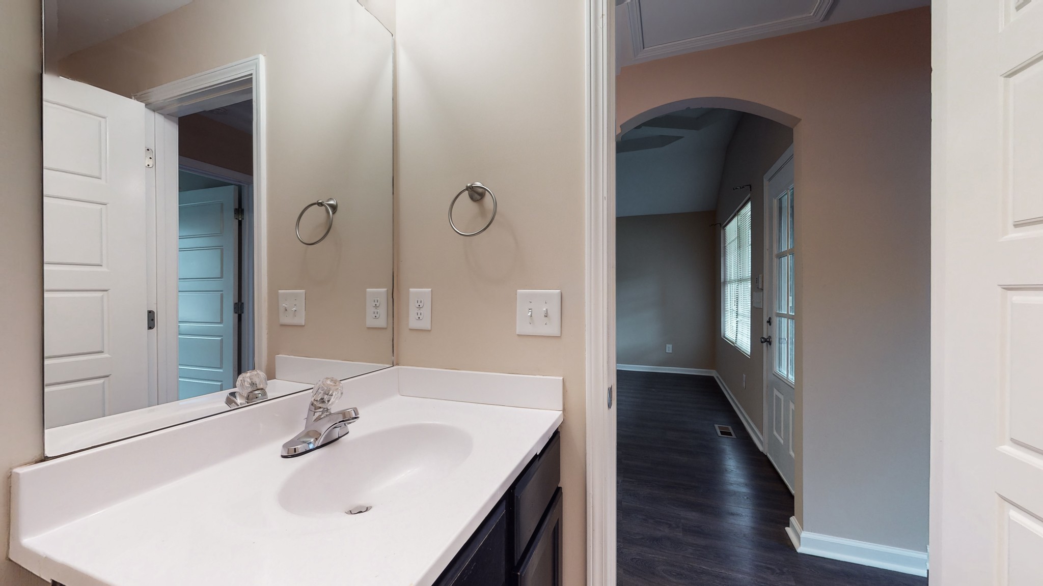 218 Larkin Springs Road Madison, TN 37115 - Photo 16 of 20 a bathroom with a sink and a mirror