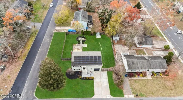 a view of backyard with outdoor space