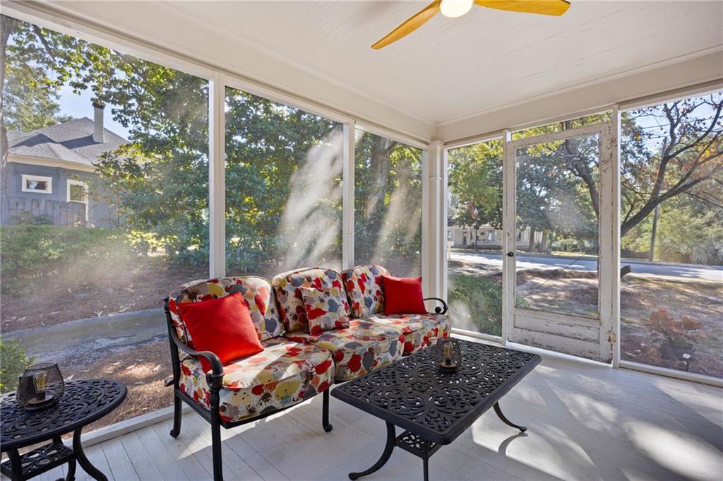 4284 Marietta Street Powder Springs, GA 30127 - Photo 15 of 70 a outdoor living space with furniture and a potted plant