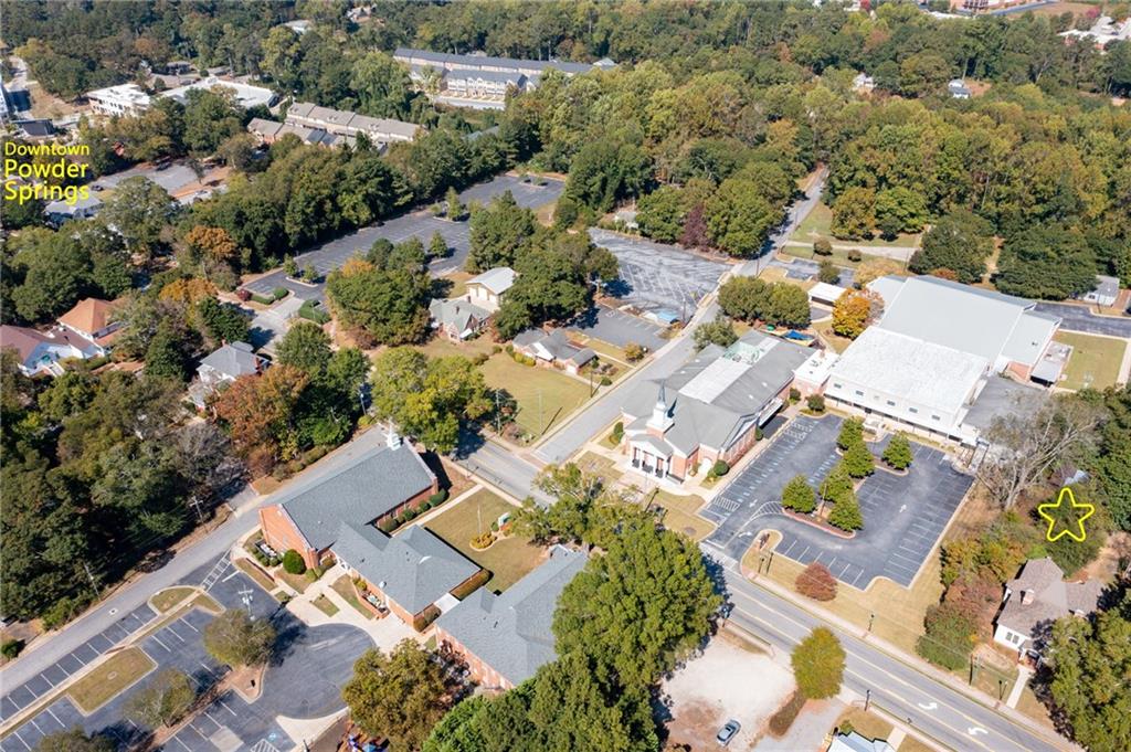 4284 Marietta Street Powder Springs, GA 30127 - Photo 64 of 70 an aerial view of a house with a yard