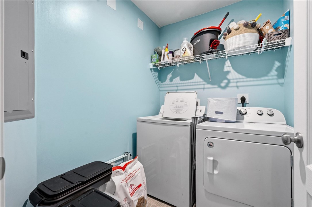 141 Old Pond Road Springboro, OH 45066 - Photo 13 of 20 This dedicated laundry space offers convenience with essential appliances and organized storage.