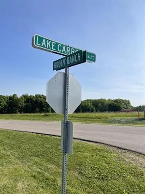 a view of a lake with beach