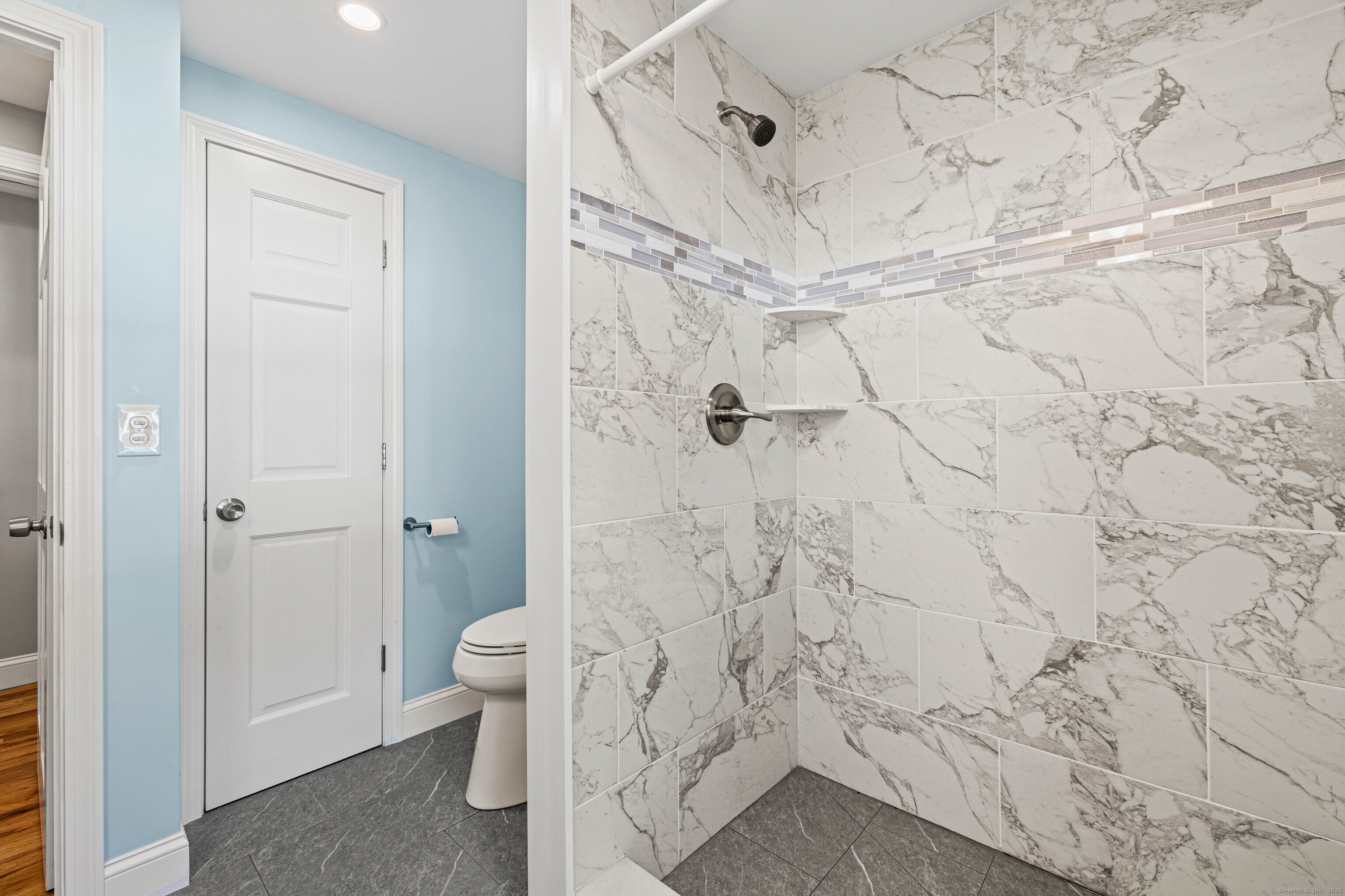 48 Billow Road East Lyme, CT 06357 - Photo 23 of 40 a bathroom with a shower and a toilet