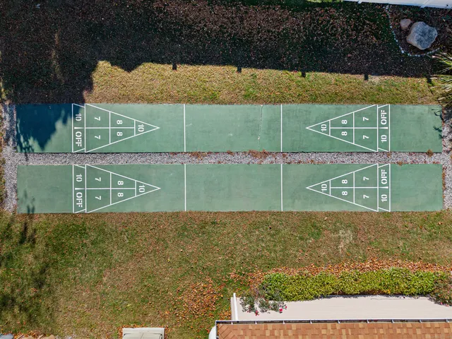 a view of park with a slide