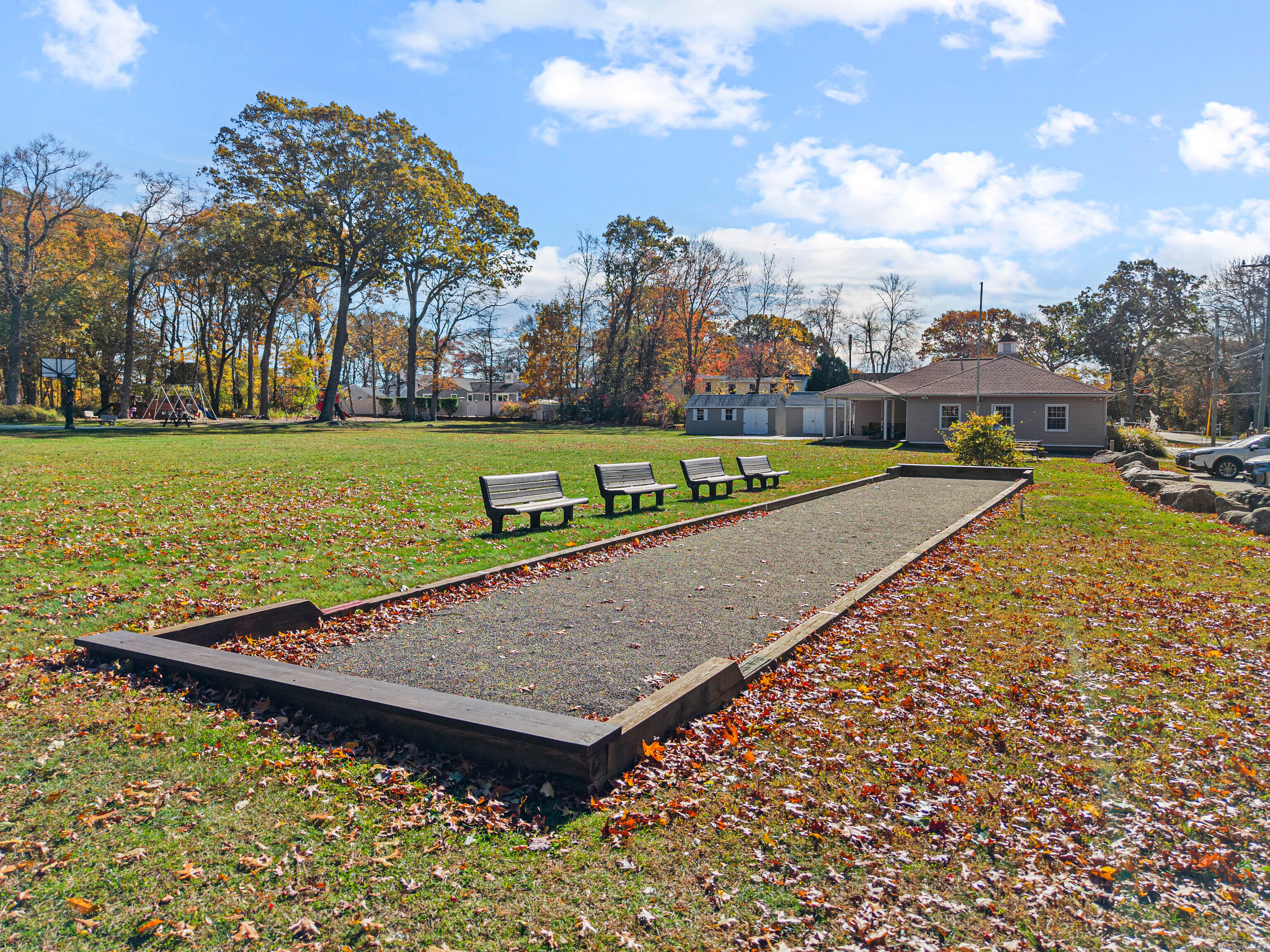 48 Billow Road East Lyme, CT 06357 - Photo 39 of 40 a view of a backyard with a lake view and lake view