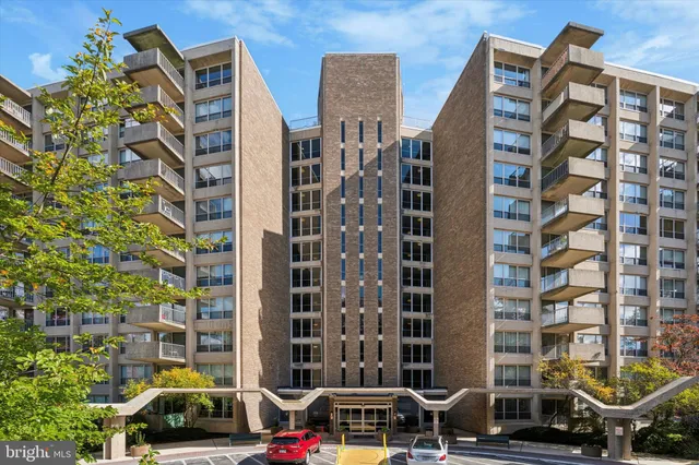 a front view of a building