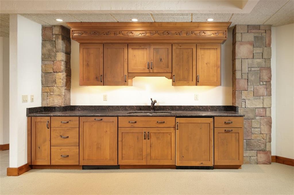 105 Serena Road Ligonier, PA 15658 - Photo 26 of 42 Buffet/sideboard area in game room