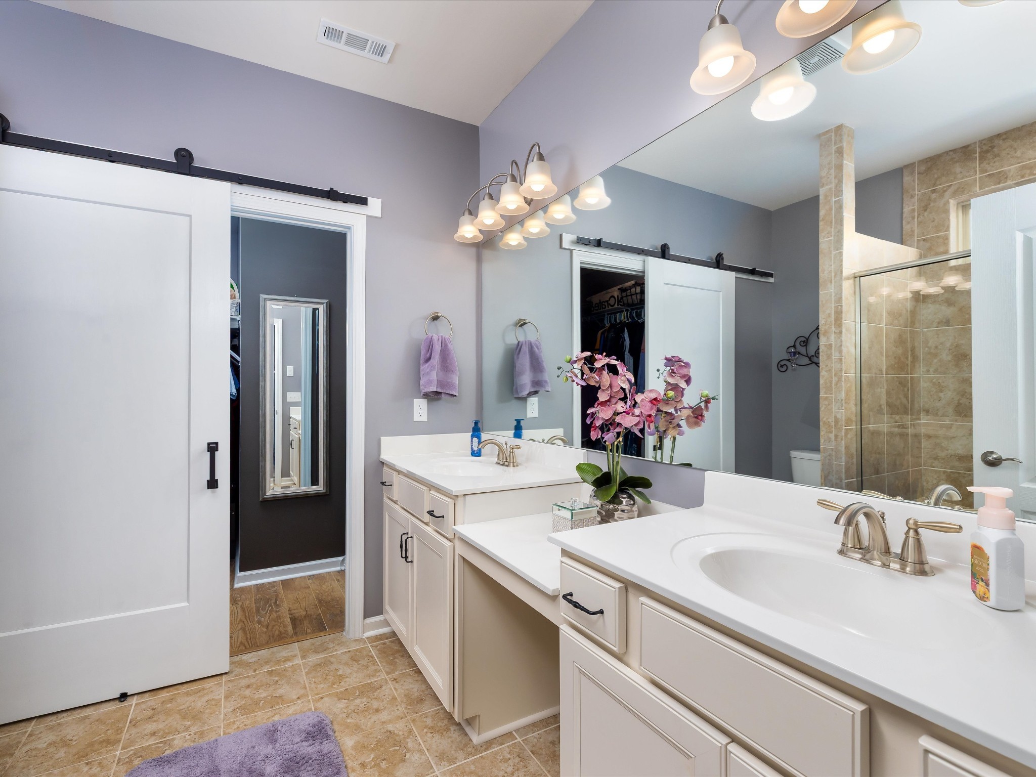 141 Tipton Pass Spring Hill, TN 37174 - Photo 19 of 49 a bathroom with a sink and a mirror