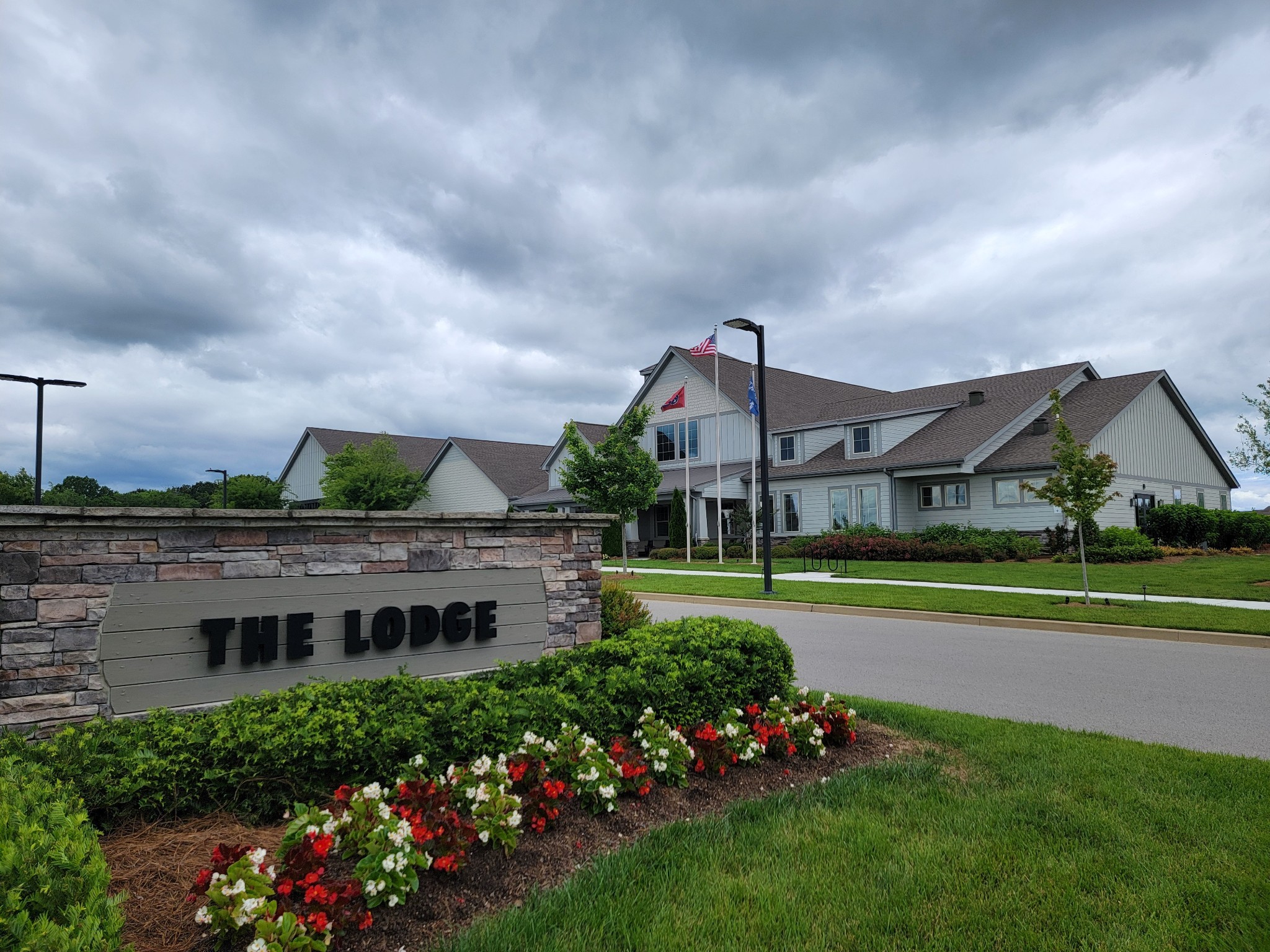 141 Tipton Pass Spring Hill, TN 37174 - Photo 41 of 49 a aerial view of a house with a big yard and potted plants