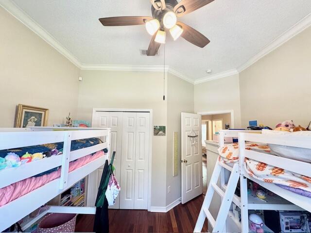 4258 Shadow Lane Niceville, FL 32578 - Photo 31 of 35 a storage room with a bed and a chandelier
