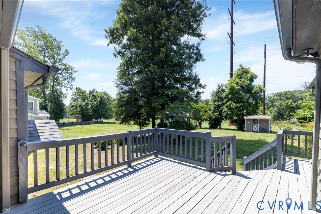 617 Rebel Ridge Road Colonial Heights, VA 23834 - Photo 7 of 49 a view of a wooden deck