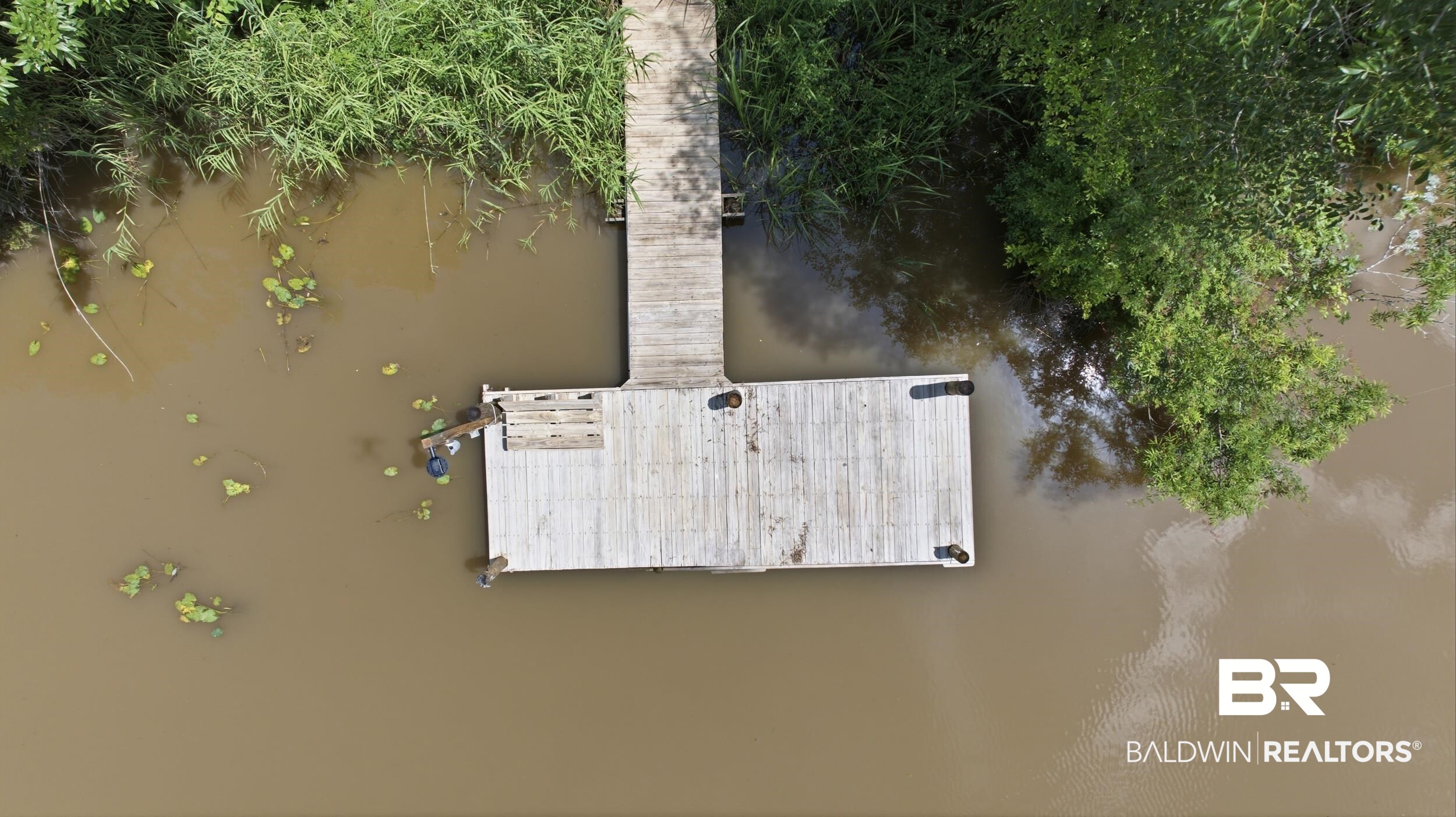 42080 Bayou Road Bay Minette, AL 36507 - Photo 40 of 43 Private wooden dock extending into the water