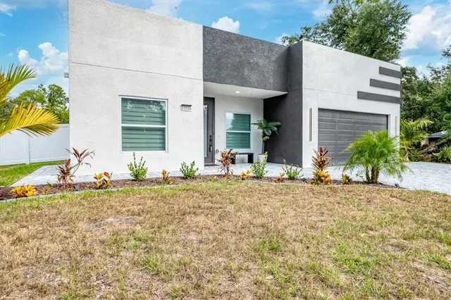 a house with a outdoor space