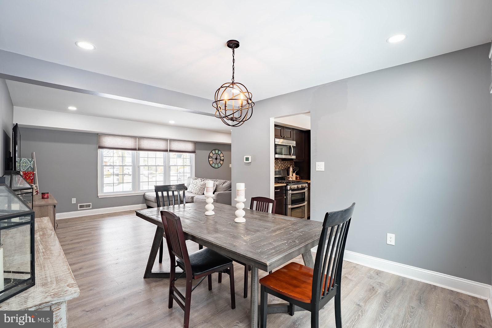 601 Tallowood Lane Mount Laurel, NJ 08054 - Photo 8 of 43 Modern dining space with stylish lighting.