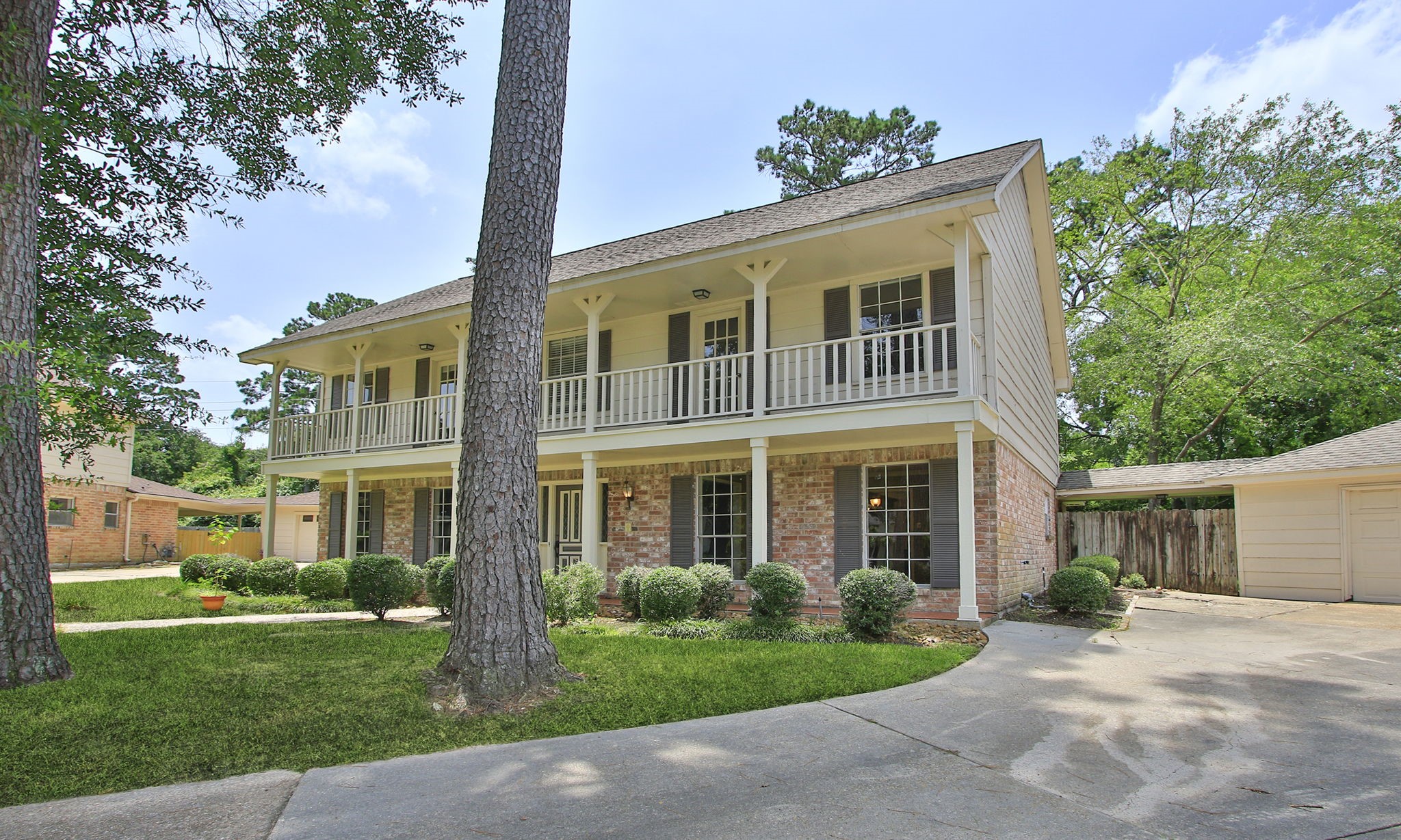 3422 Candlewisp Drive Spring, TX 77388 - Photo 3 of 50 The balcony also provides a cover for the front porch.