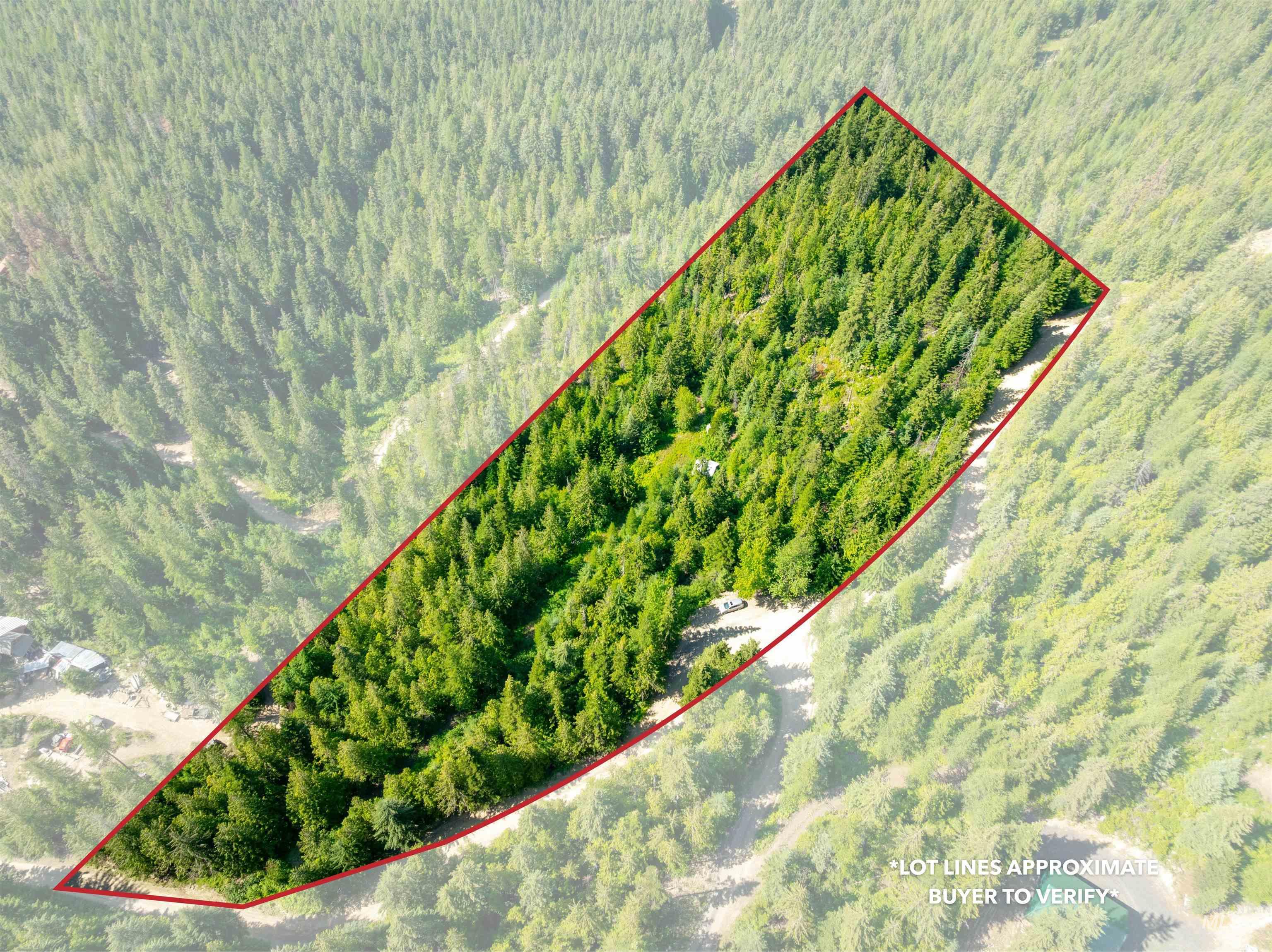 3176 Crystal Peak Road Fernwood, ID 83830 - Photo 12 of 14 View of property location featuring a forest and property boundaries highlighted