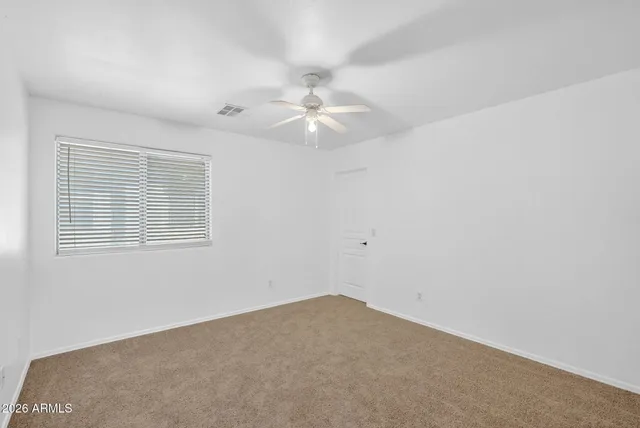 a view of small space with racks on the wall