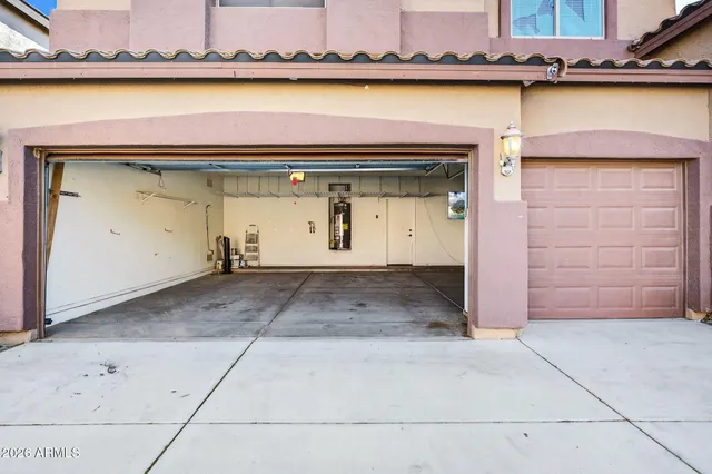 a view of a house with a patio