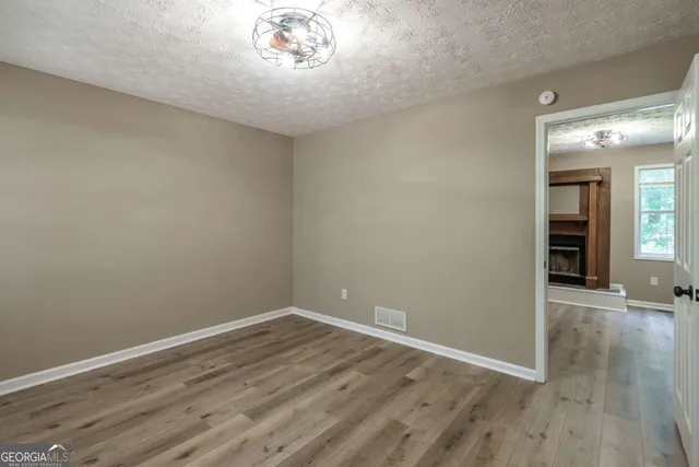 wooden floor in an empty room