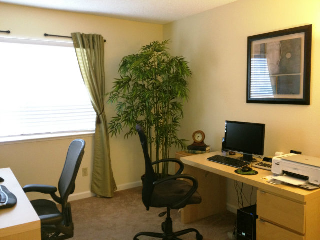 277 Michigan Road Milpitas, CA 95035 - Photo 21 of 25 a view of a workspace with furniture and a potted plant