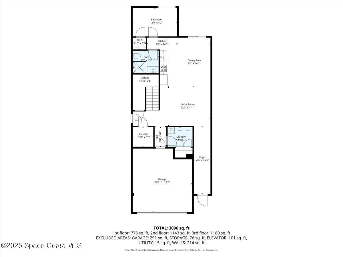 1010 Wave Crest Avenue Indialantic, FL 32903 - Photo 47 of 53 01-JPEG 1ST FLOOR - DIMENSIONS