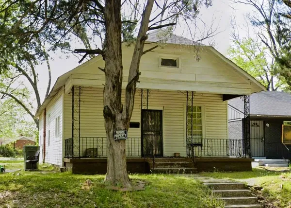 a view of a small house