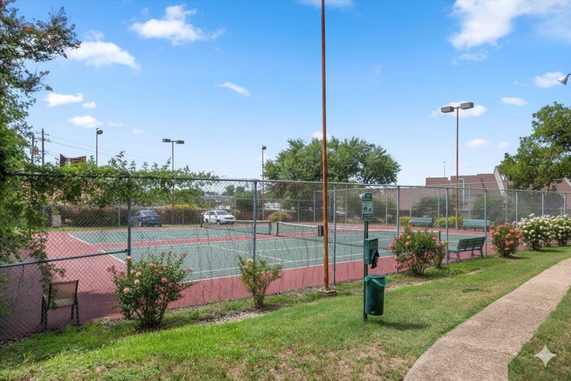 1712 Timber Ridge Road Austin, TX 78741 - Photo 34 of 35 View of tennis court