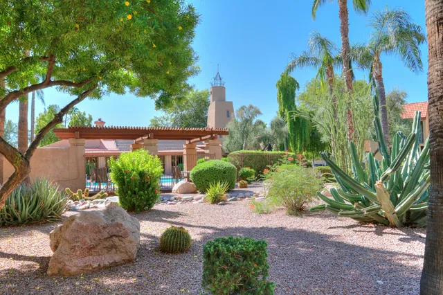 a view of outdoor space and swimming pool