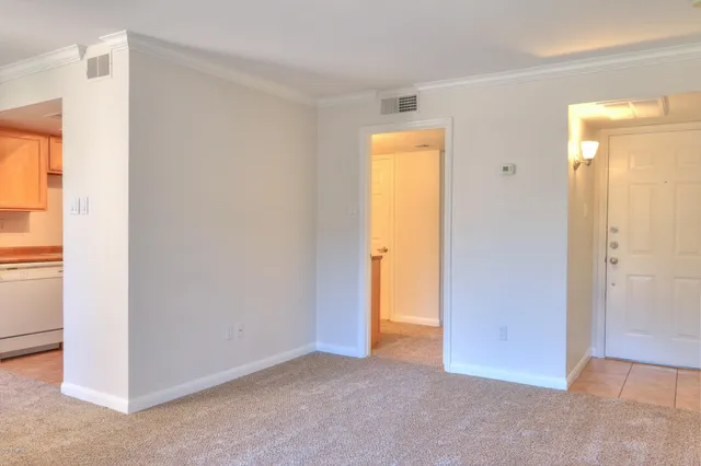 a view of an empty room