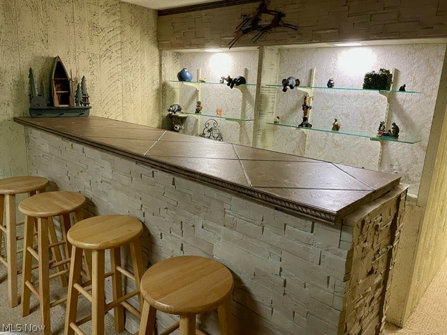 9692 Hess Mill Road Northeast Bolivar, OH 44612 - Photo 19 of 33 Bar with tile countertops