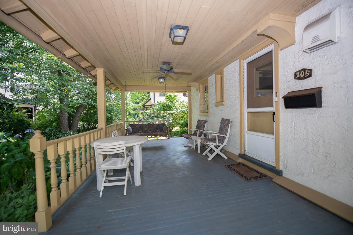 105 Llanfair Road Ardmore, PA 19003 - Photo 27 of 33 Back Porch