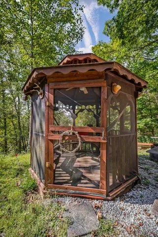 a view of outdoor space and trees