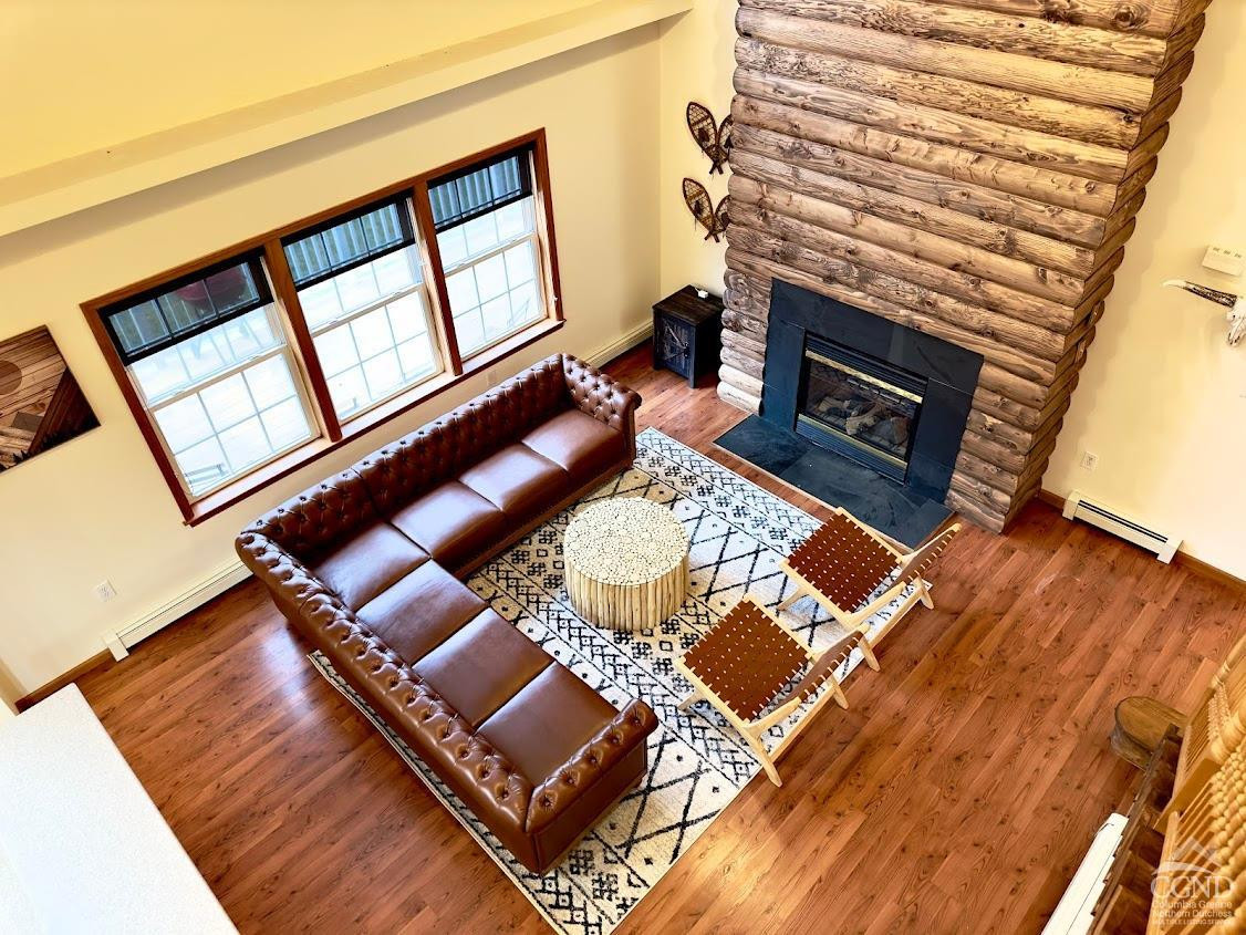 90 Cramer Road Jewett, NY 12444 - Photo 7 of 50 a living room with furniture and a fireplace